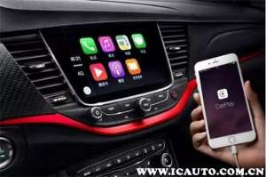 汽车映射软件(汽车手机映射功能演示，手机映射到汽车屏幕显示)